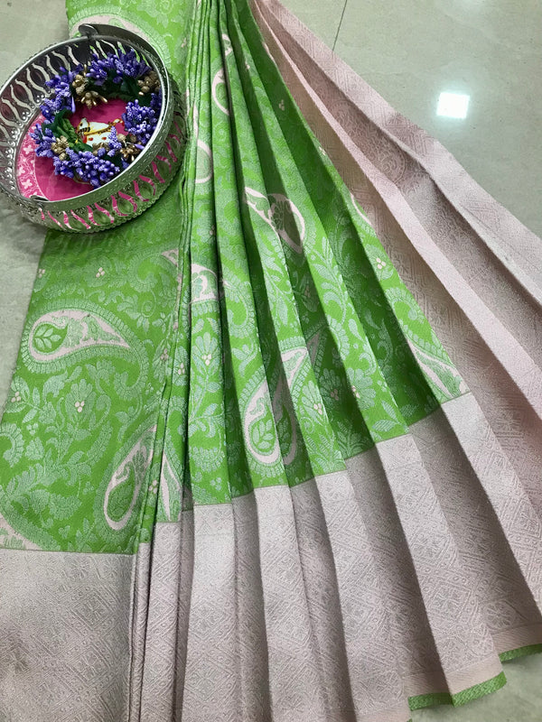 Semi Kanchi bridal soft silk