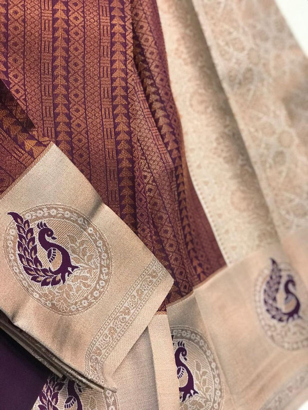 Semi Kanchi bridal soft silk
