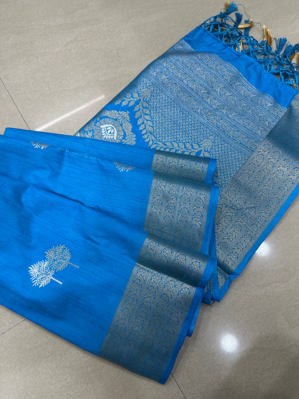Viscose mix silk saree