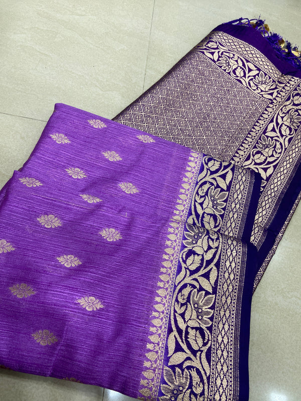 Viscose mix silk saree