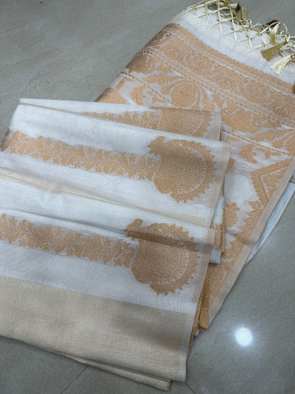 Viscose mix silk saree