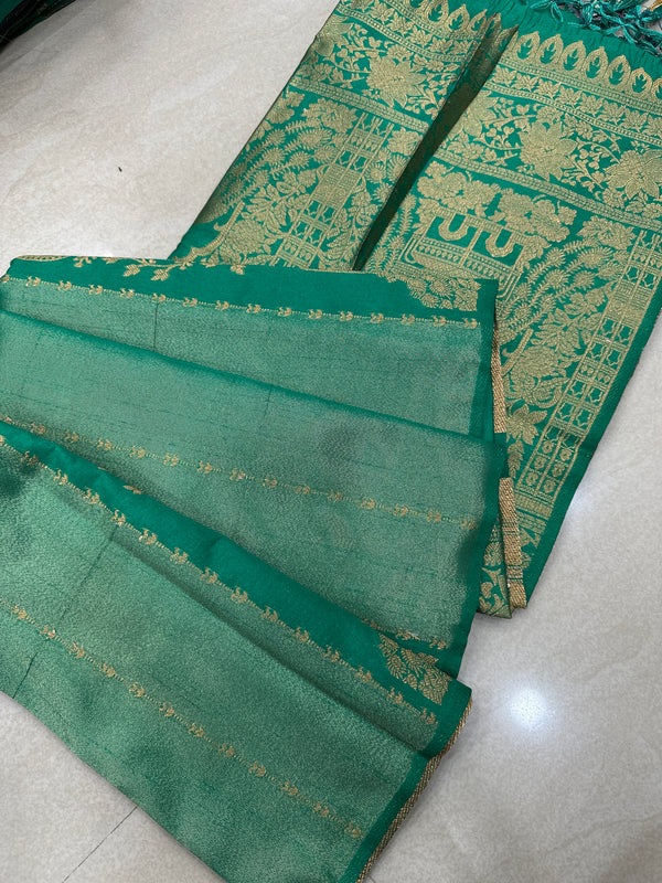 Viscose mix silk saree
