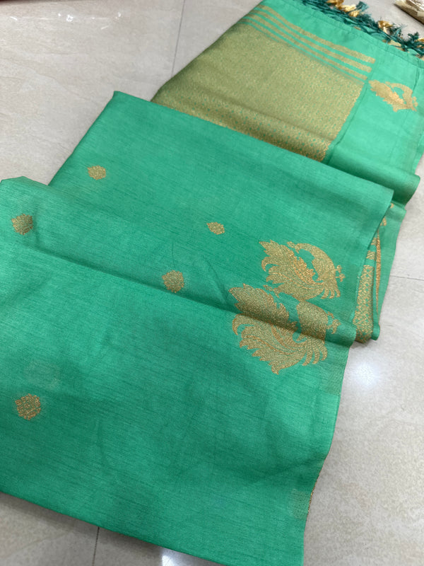 Viscose mix silk saree