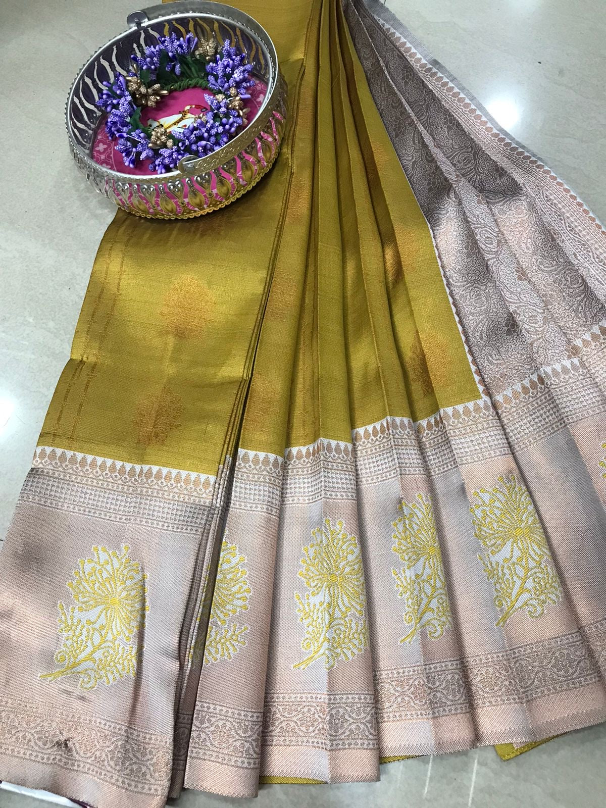 Bridal Glow Semi Kanchi Soft Silk Saree with Timeless Elegance