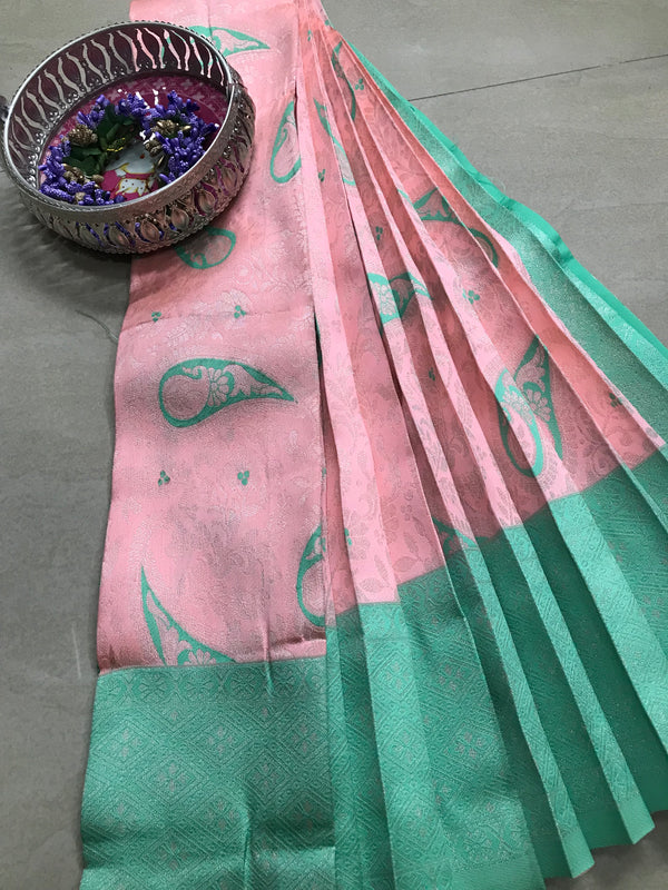 Semi Kanchi bridal soft silk