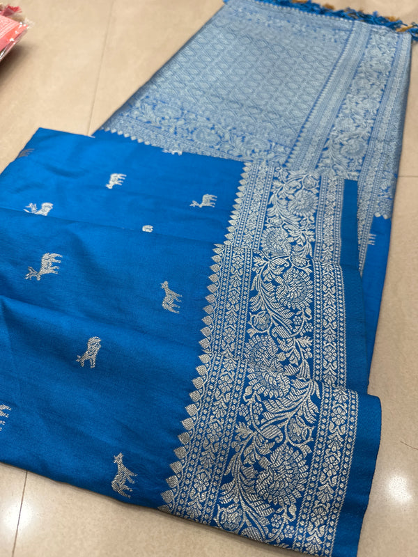 Viscose mix silk saree