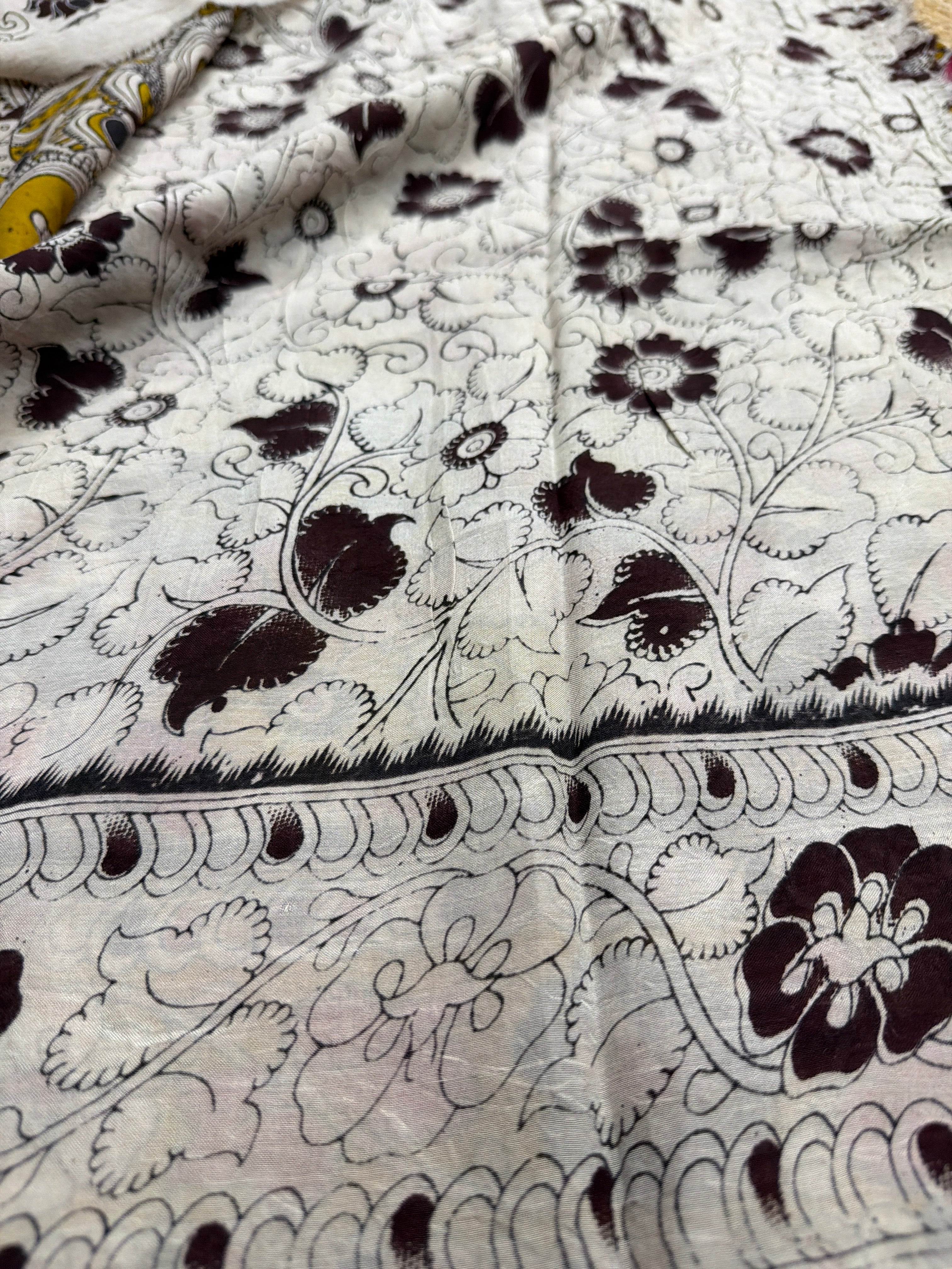 Kalamkari silk saree