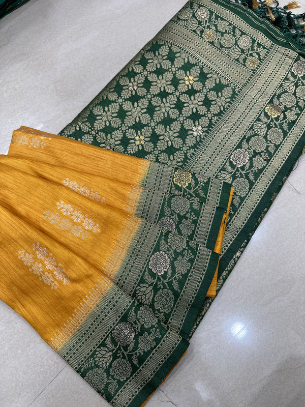 Viscose mix silk saree