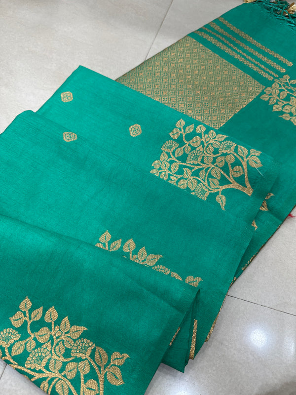 Viscose mix silk saree