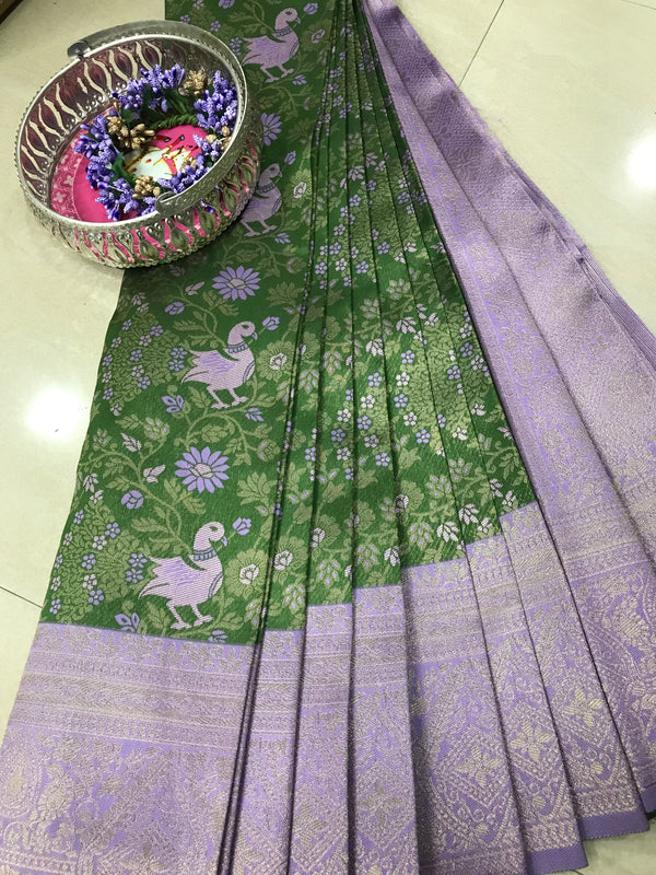Semi Kanchi bridal soft silk
