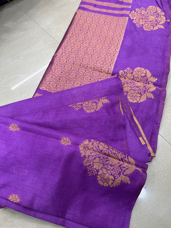 Viscose mix silk saree