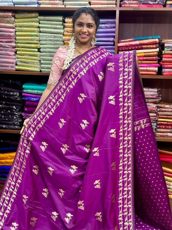 Burberry silk saree
