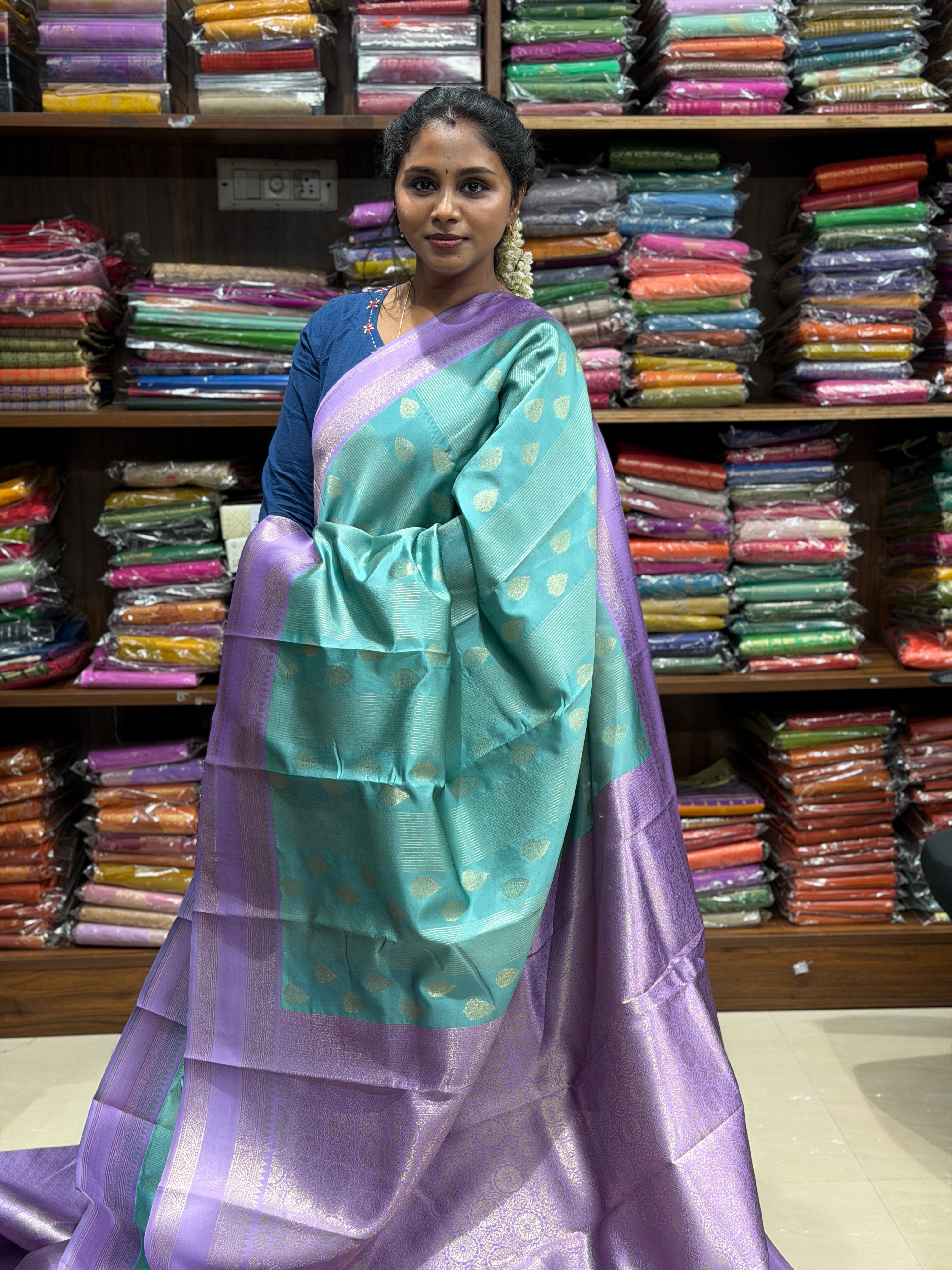 Semi bridal semi silk -F615