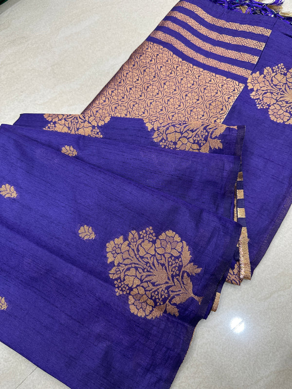 Viscose mix silk saree