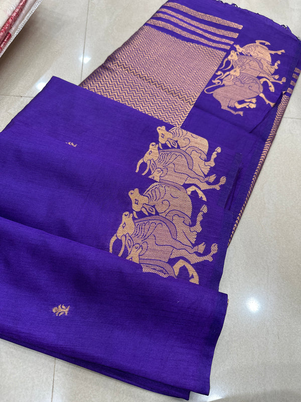 Viscose mix silk saree