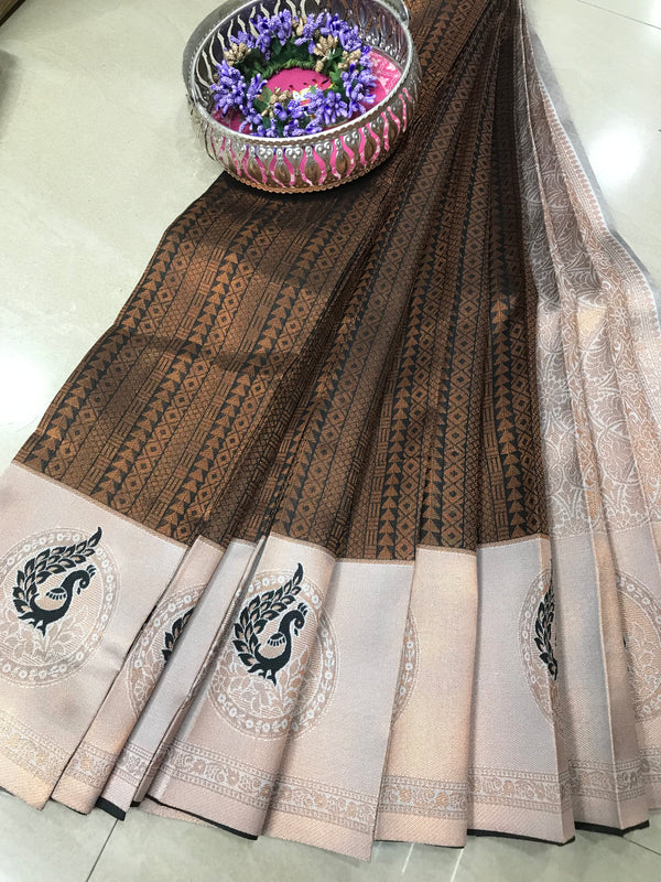 Semi Kanchi bridal soft silk