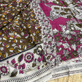 Kalamkari silk saree