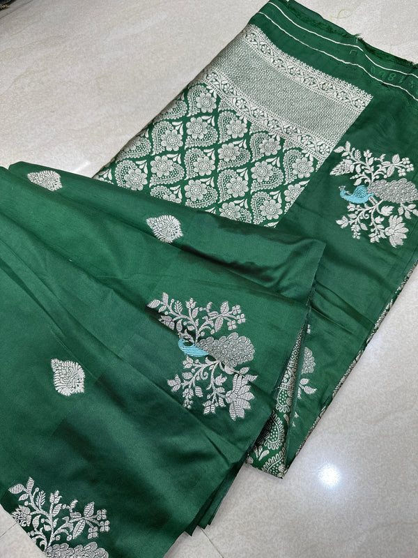 Viscose mix silk saree
