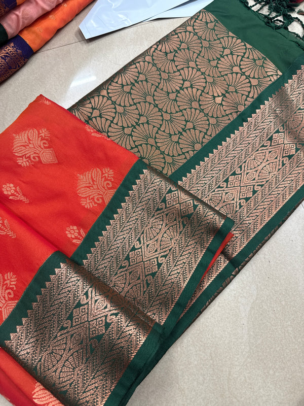 MPremium quality soft silk sarees