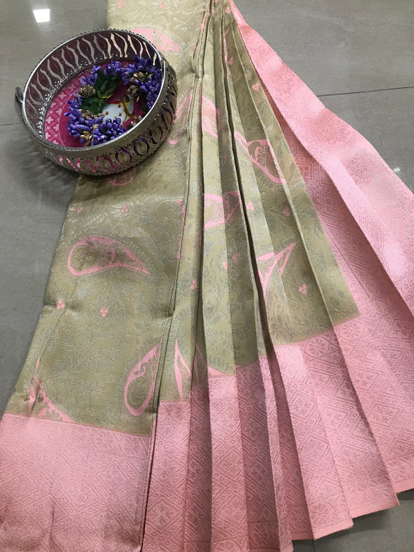 Semi Kanchi bridal soft silk