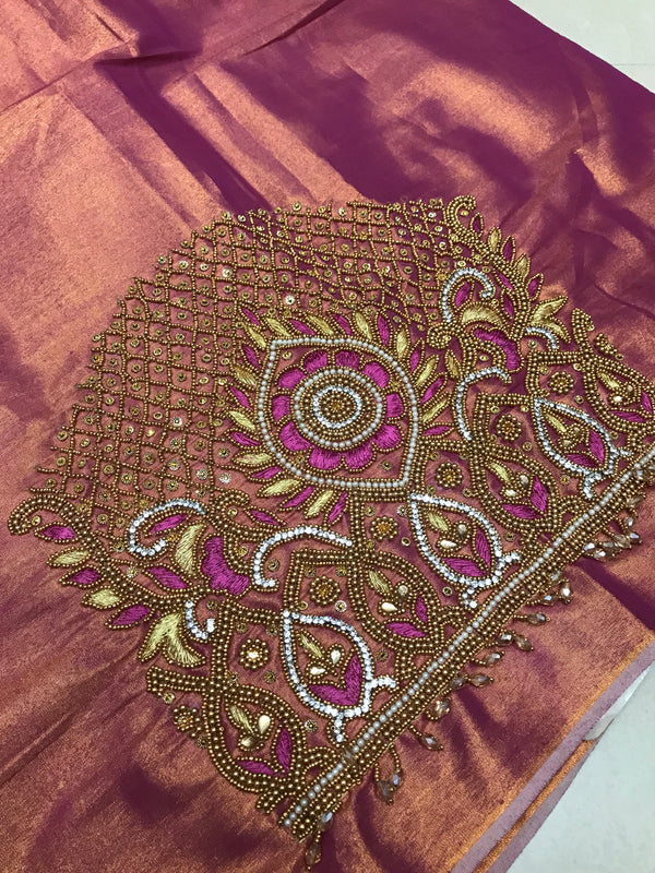 Handmade Aari work blouse