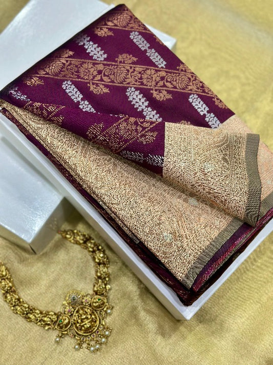 Bridal silk saree