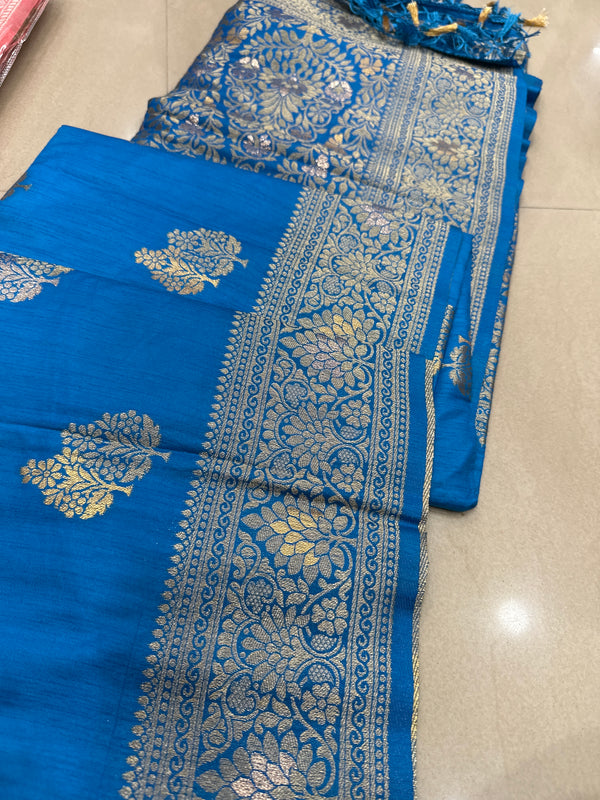 Viscose mix silk saree