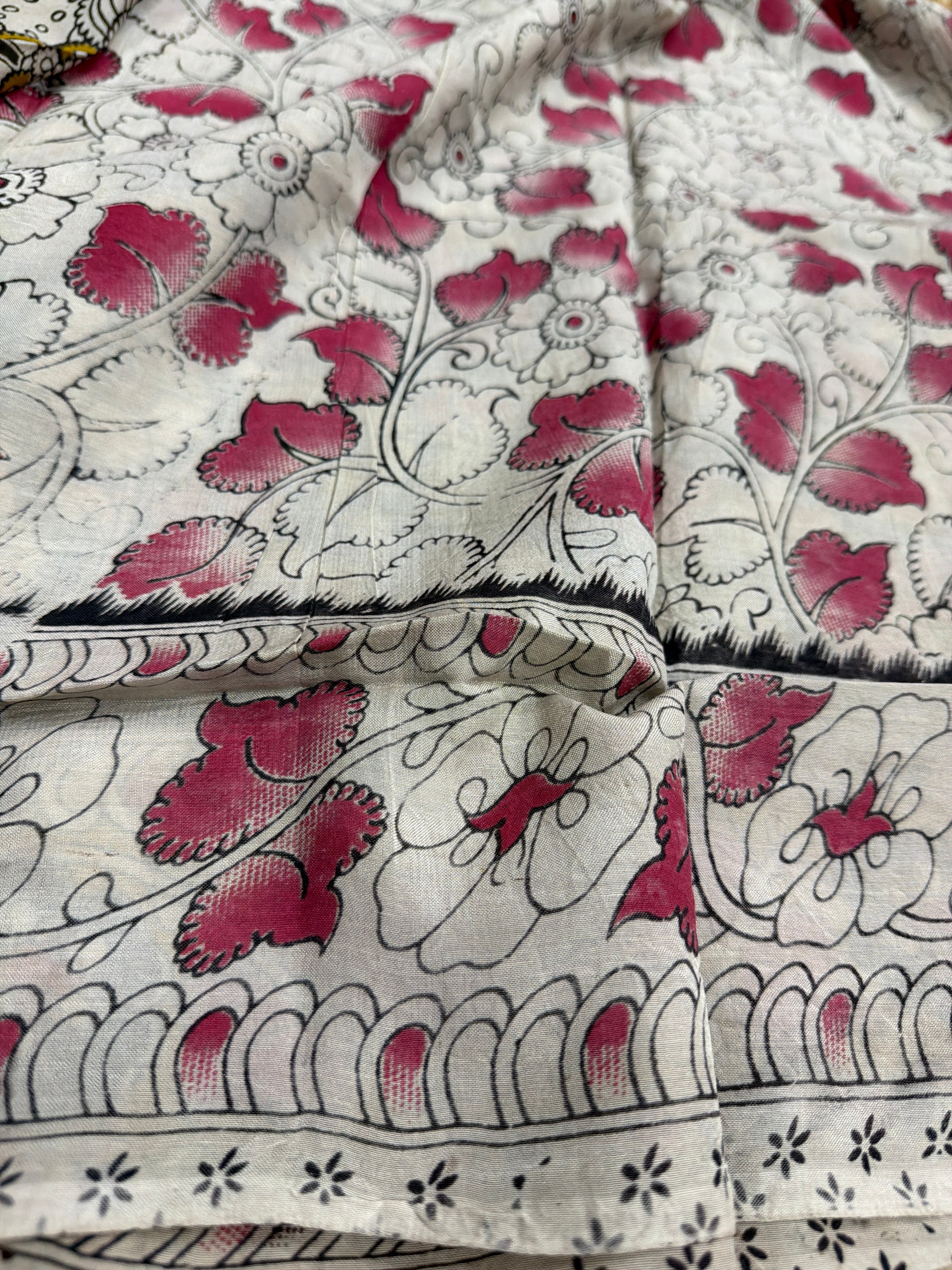 Kalamkari silk saree