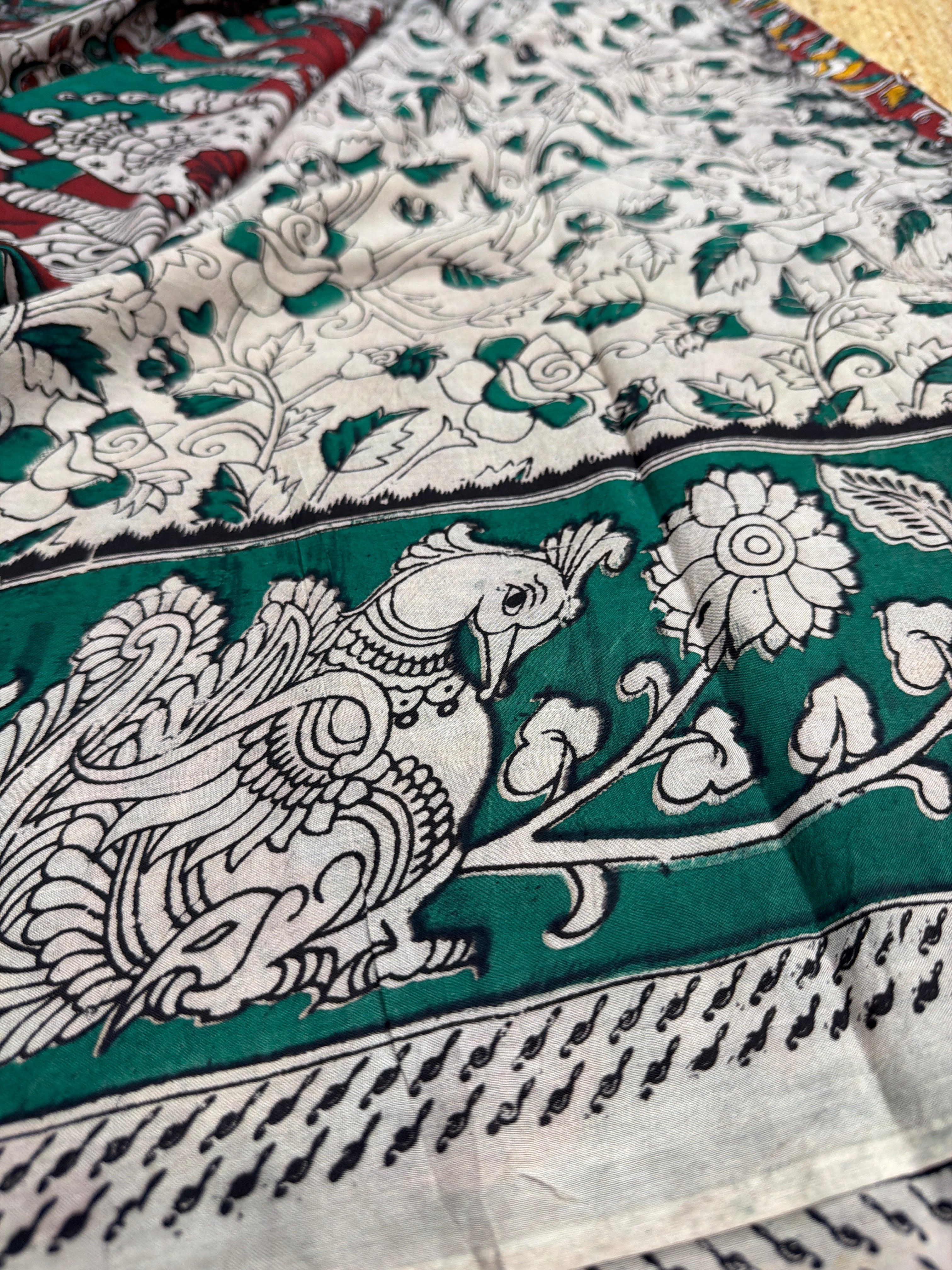 Kalamkari silk saree