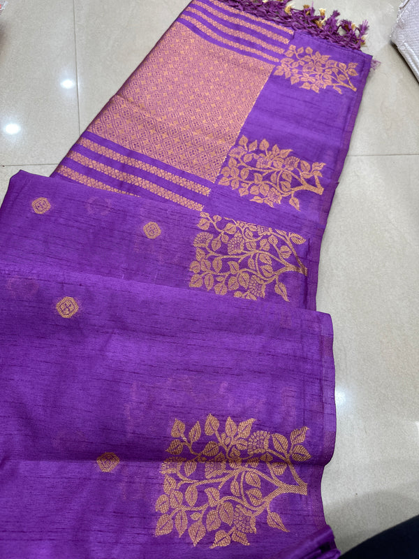 Viscose mix silk saree