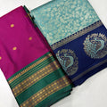 Combo -3 Kanchi semi silk saree and semi bridal silk saree