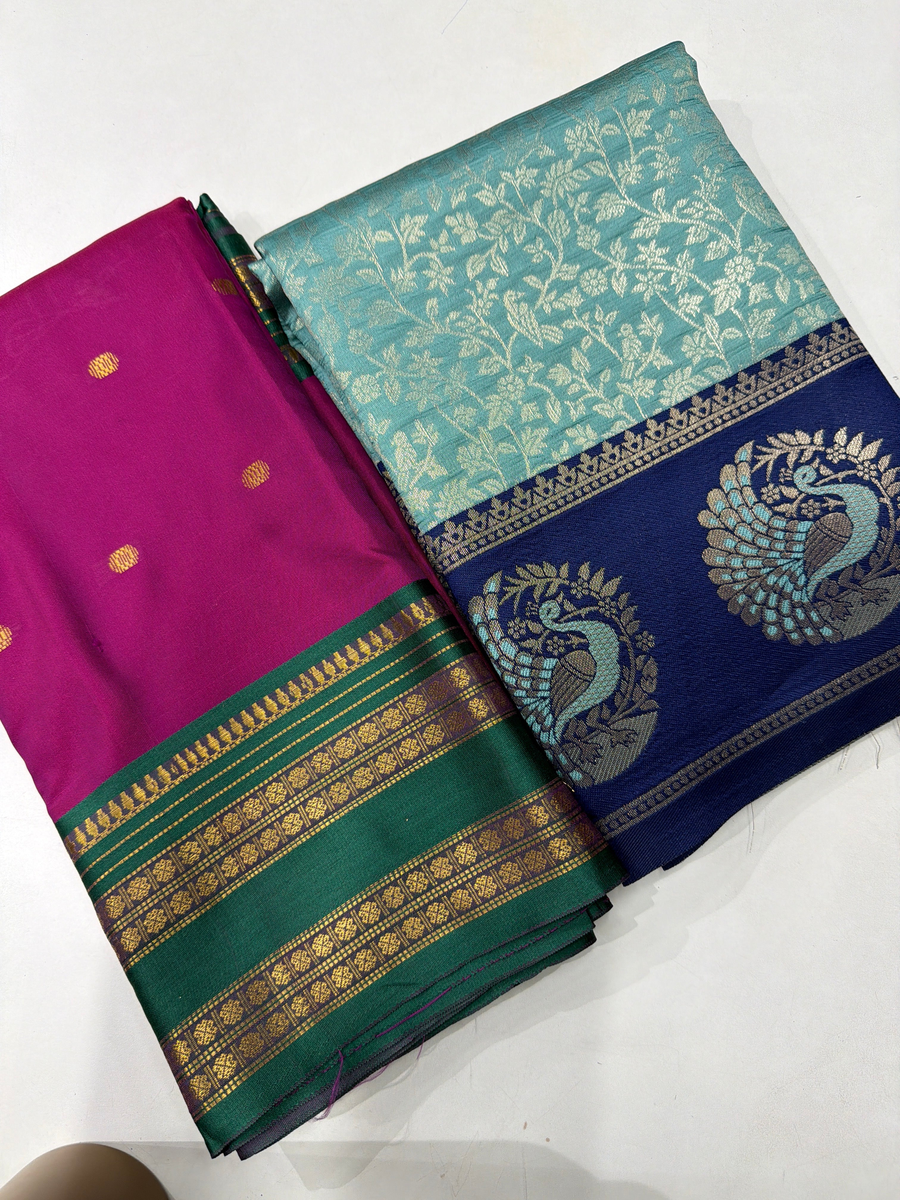 Combo -3 Kanchi semi silk saree and semi bridal silk saree