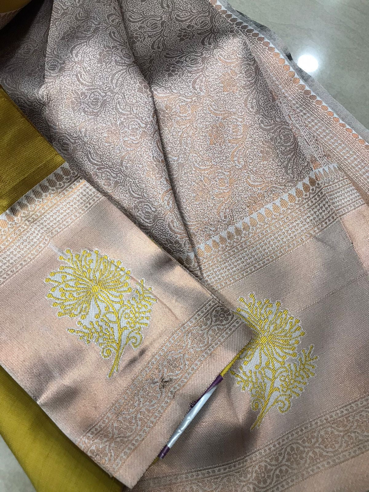 Bridal Glow Semi Kanchi Soft Silk Saree with Timeless Elegance