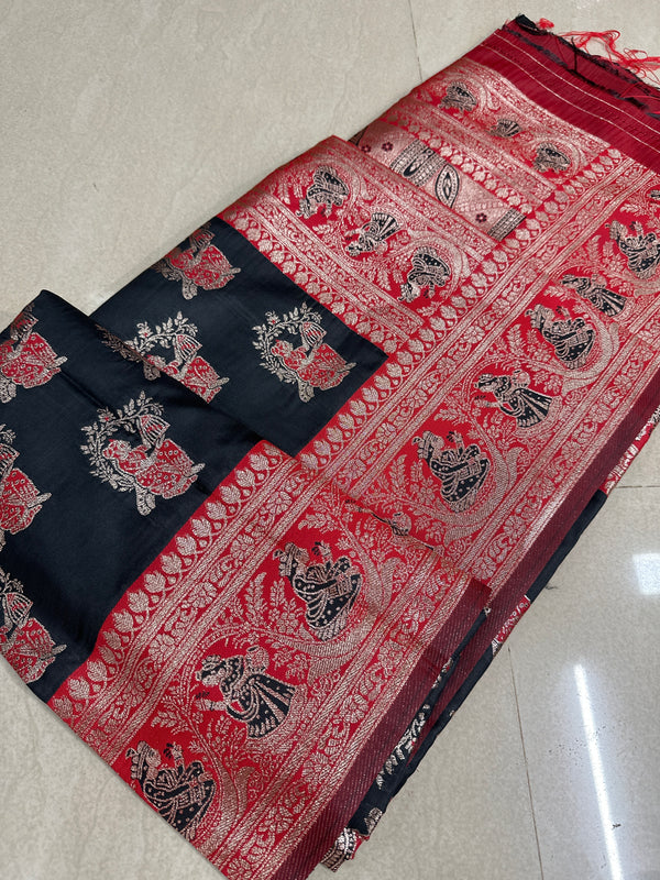 Exclusive premium luxurious dola with paithani Sep01