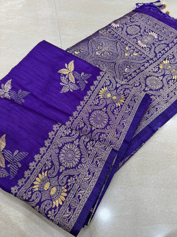 Viscose mix silk saree