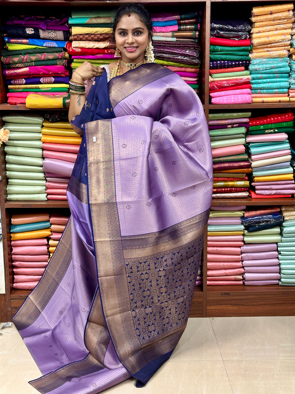 Kanchi semi bridal silk checks