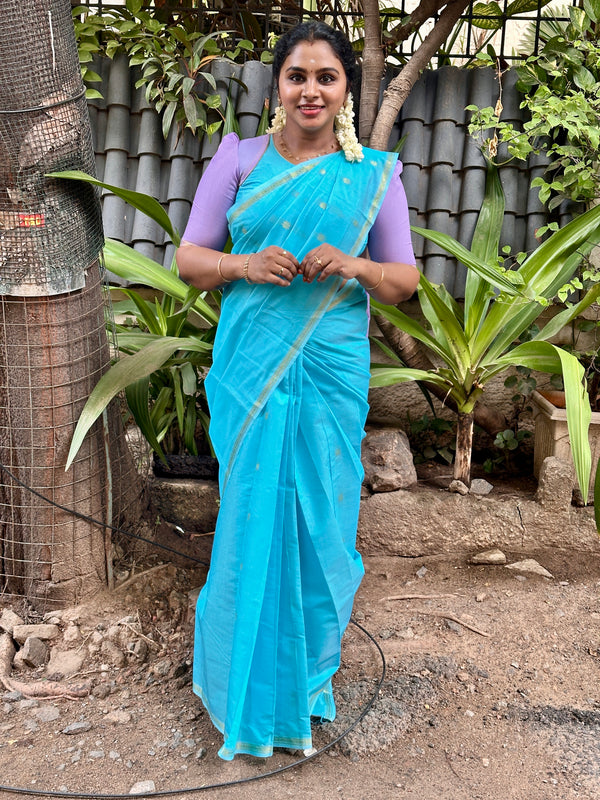 Mangalagiri cotton saree￼