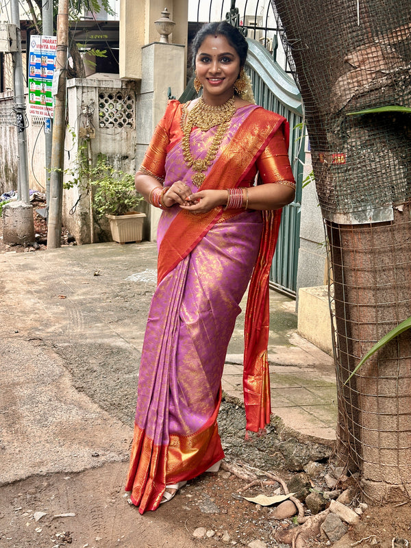 Kanchi semi bridal silk