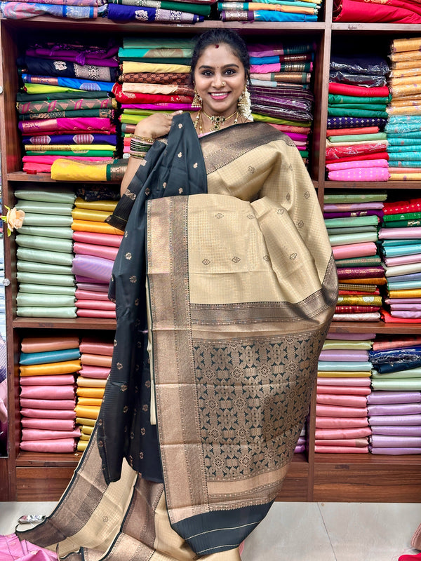 Kanchi semi bridal silk checks