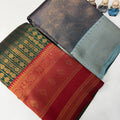 Combo -1 Kanchi semi bridal silk saree