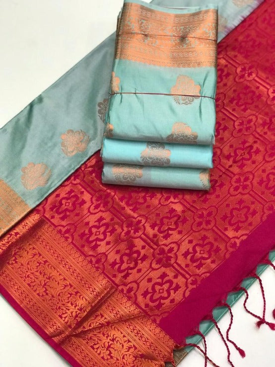 SOFT SILK SAREE-1095C