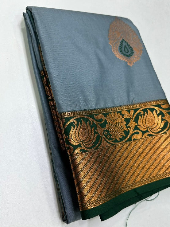 Kanchivaram Semi Soft Silk Butta-1008H