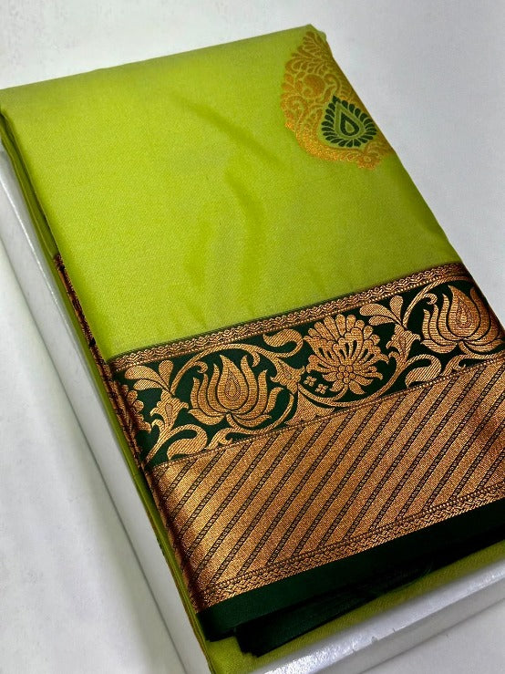 Kanchivaram Semi Soft Silk Butta-1009H