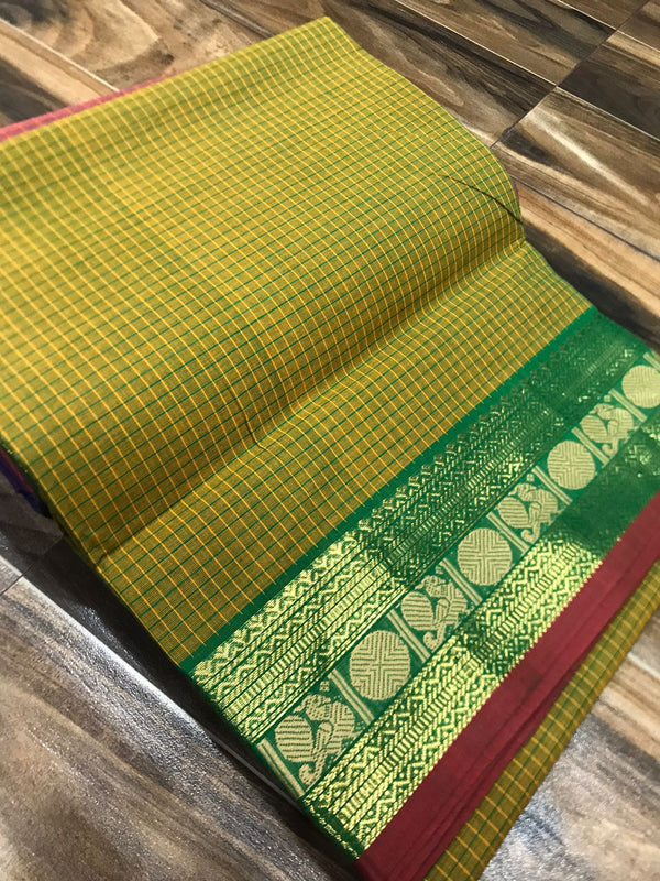 Spun cotton with cute tiny checks premium collection