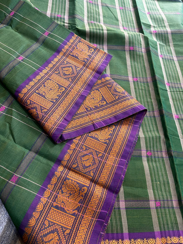Venkatagiri cotton saree fabulous premium collection and dark colours combination