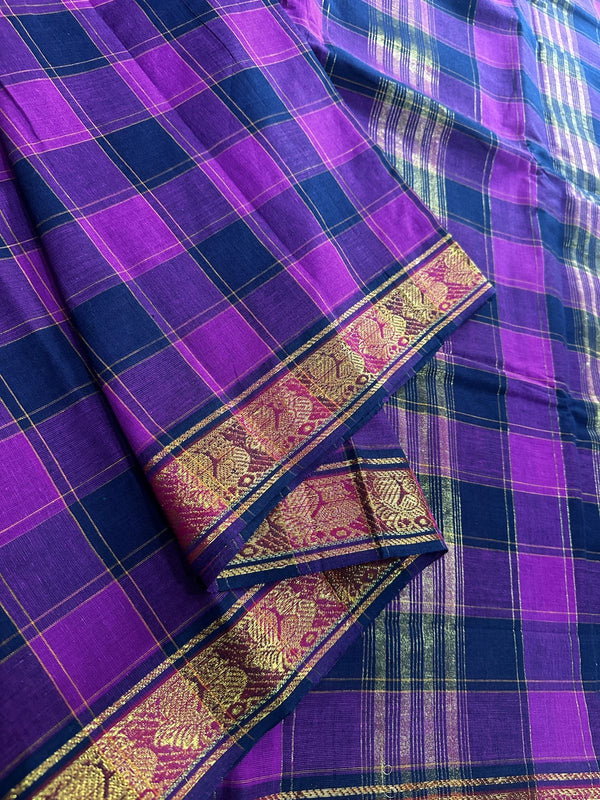 Venkatagiri cotton saree fabulous premium collection and dark colours combination