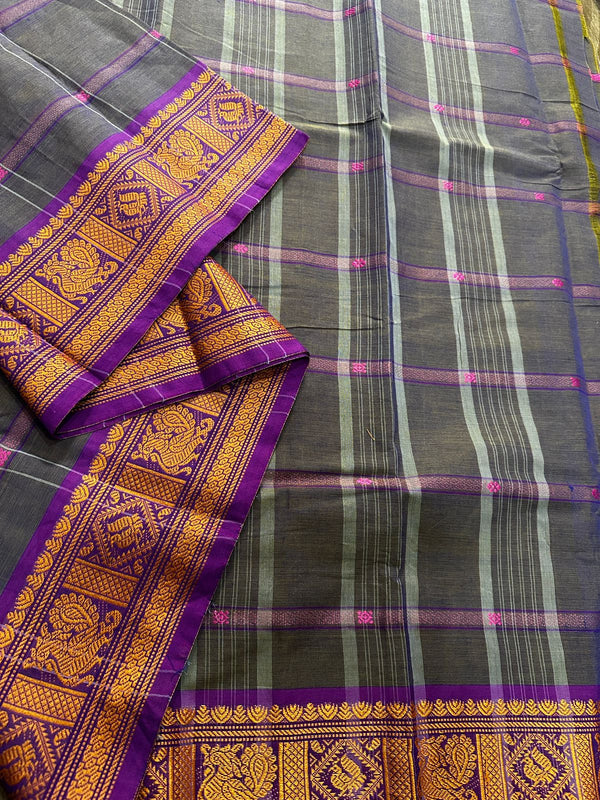 Venkatagiri cotton saree fabulous premium collection and dark colours combination