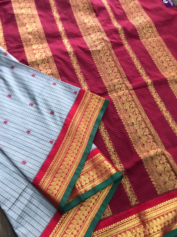 Kalyani cotton with checks and butta premium collection