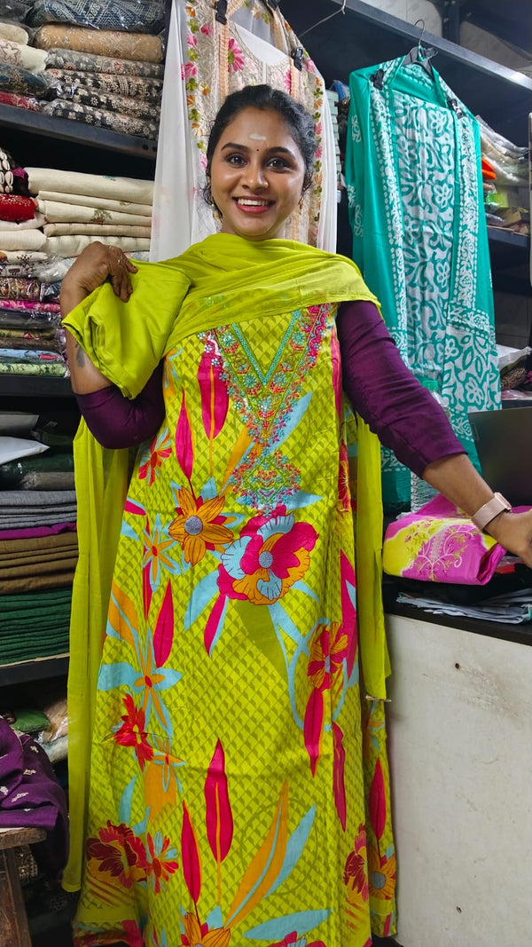 SALWAR MATERIALS - FACTORY SALE ORDER ONLY 15 WORKING DAYS TO DISPATCH