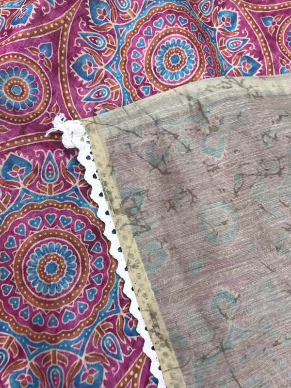 Amazing Kora With Cut Work Embroidery Sarees